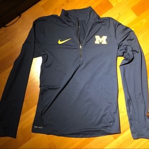 University of Michigan DriFit Long-sleeve Pullover